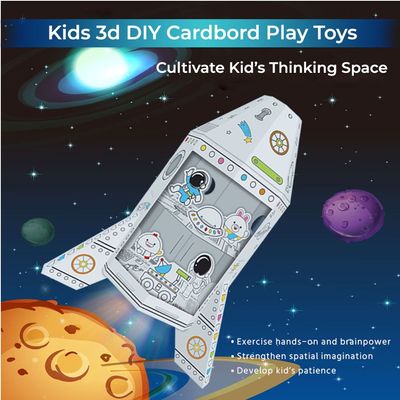 Eazy Kids DIY Creative Spacecraft â€“ With 3 Color Pens | Ages 3+