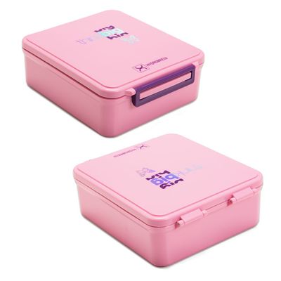 HYDROBREW Bento Lunch Box w/ Steel Food Jar - Think Big Blush
