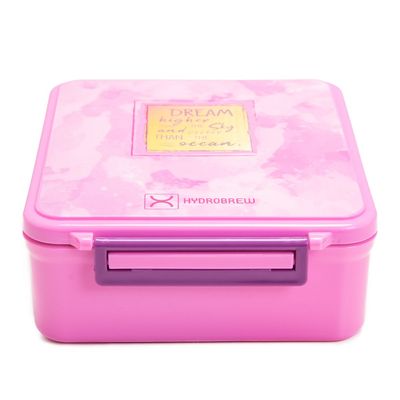 HYDROBREW Bento Lunch Box w/ Steel Food Jar - Dream Pink