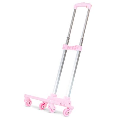 Eazy Kids 4-Wheel School Bag Trolley â€“ Pink