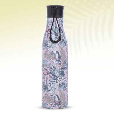 Eazy Kids Steel Water Bottle, 760ml Floral