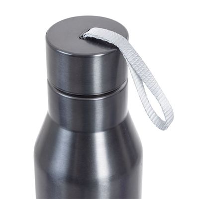 Hydrobrew Steel Water Bottle, 750ml Grey