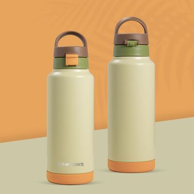 Eazy Kids Vacuum Insulated Water Bottle Refresh, 950ml Green