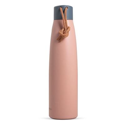 Hydrobrew Vacuum Insulated Water Bottle, 500ml Pink