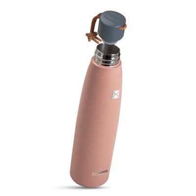 Hydrobrew Vacuum Insulated Water Bottle, 500ml Pink