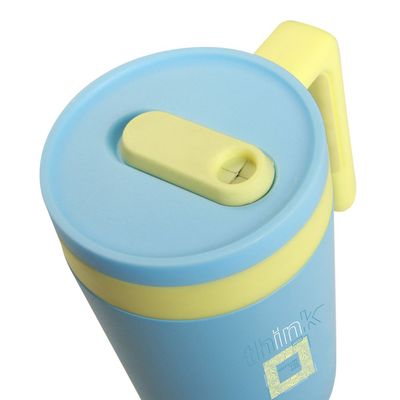 Hydrobrew Fresh Flip Straw Tumbler w/ Ceramic Inside, 1200ml Blue