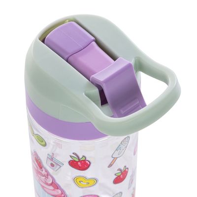 Eazy Kids -Muffin Tritan Water Bottle W/ Spray 500ml - Purple