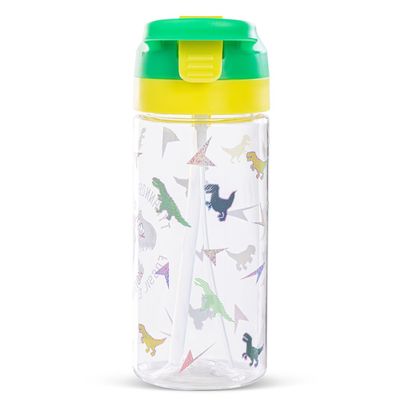 Eazy Kids -Dinosaur Tritan Water Bottle W/ Spray 500ml - Green