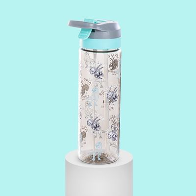 Eazy Kids -Dinosaur Tritan Water Bottle W/ Spray 750ml - Grey