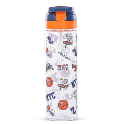 Eazy Kids -Basket Ball Tritan Water Bottle W/ Spray 750ml - Blue