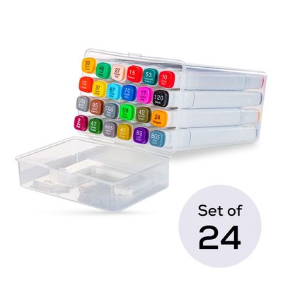 Eazy Kids 24 pcs Dual Markers Set