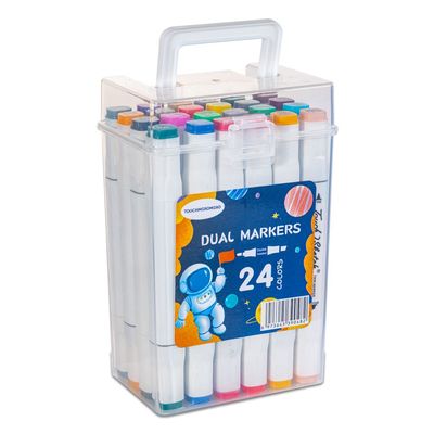 Eazy Kids 24 pcs Dual Markers Set