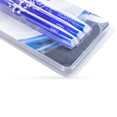 Eazy Kids Pack of 3 Blue Erasable Gel Pens â€“ Smooth-Flow, Quick-Drying, Erasable Ink