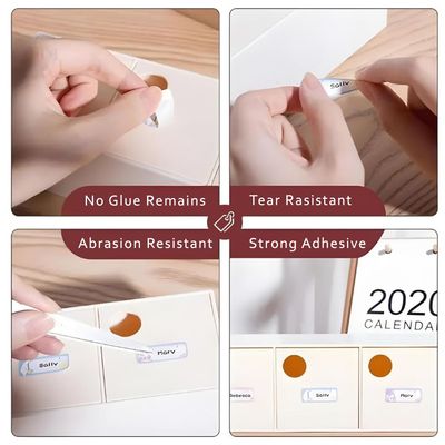 Eazy Kids Mini Label Maker Printer Rolls, Set of 3 - White