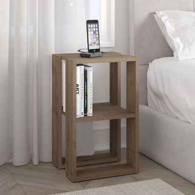 Mourah Home Lonie Nightstand - Brown - 2 Years Warranty