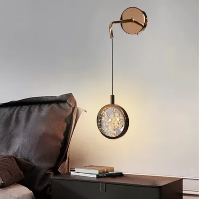 Modern Bubble Crystal Ball Wall Light - LED 3000K - Gold - 3 Years Warranty