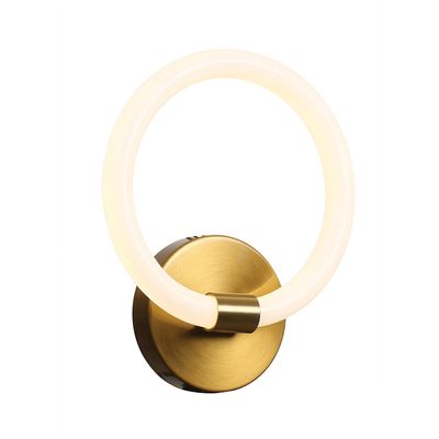 Modern LED Wall Light Fixtures Round Ring Wall Sconces For Bedroom