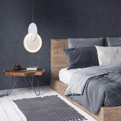 Modern Hanging Pendant Light for Kitchen Island Bedside - White 3000K