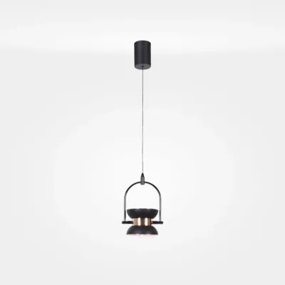 Modern Hanging Pendant Light for Kitchen Island Bedside - Black 3000K