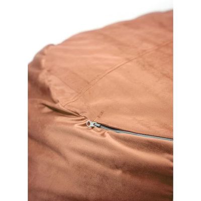 FATBAG Cozy Curve Velvety Fabric Bean Bag for Kids & Adults with separate filler bag sizes Extra Small | Small | Large | X Large | XX Large (Bronze, X-Large)