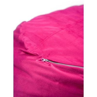 FATBAG Cozy Curve Velvety Fabric Bean Bag for Kids & Adults with separate filler bag sizes Extra Small | Small | Large | X Large | XX Large (Hot Pink, X-Large)