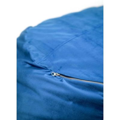 FATBAG Cozy Curve Velvety Fabric Bean Bag for Kids & Adults with separate filler bag sizes Extra Small | Small | Large | X Large | XX Large (Imperial Blue, XX-Large)