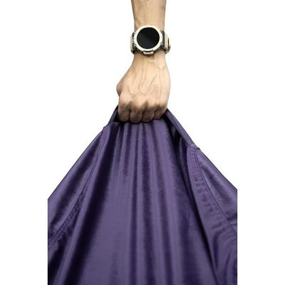 FATBAG Cozy Curve Velvety Fabric Bean Bag for Kids & Adults with separate filler bag sizes Extra Small | Small | Large | X Large | XX Large (Persian Indigo, Large)