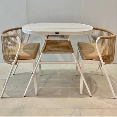 Elba Balcony Set-95×72×78CM-White