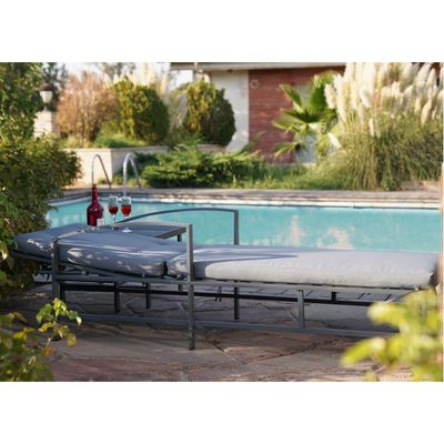 Sun lounger- Dallas style-190×70×54CM--Aluminum