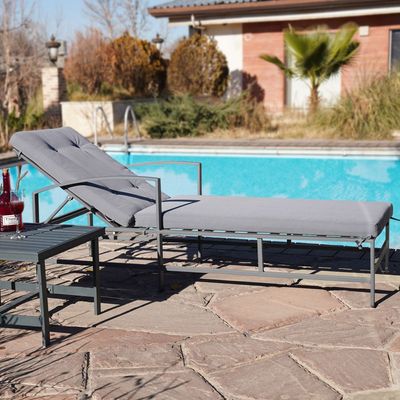 Sun lounger- Dallas style-190×70×54CM--Aluminum