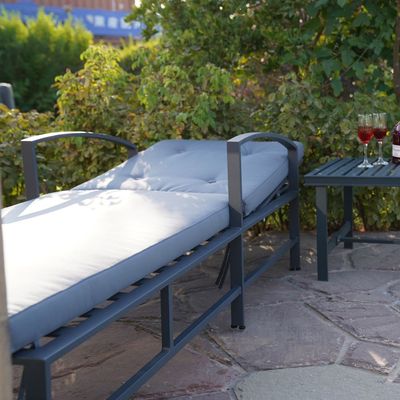 Sun lounger- Dallas style-190×70×54CM--Aluminum