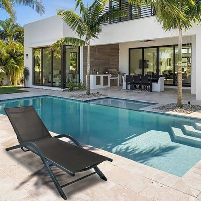 Sun lounger- V shape/770527Model-196×60×88CM-Aluminum