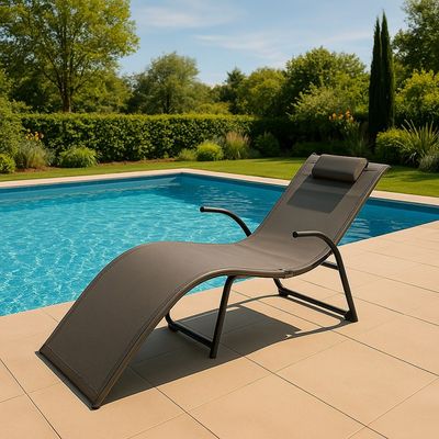 Sun lounger- U shape/770506Model-113×25×67CM-Aluminum