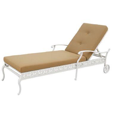 Sun lounger- Bremen style-Wheeled- 190×70×55CM-Aluminum