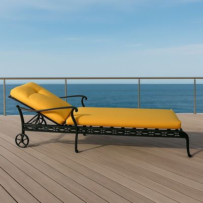 Sun lounger- Wheeled- Philadelphia style- 190×70×55CM-Aluminum