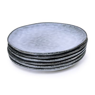 Cuisine Art Alura Stoneware Dinner Plate - 28cm, Blue (Set of 6)