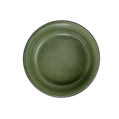 Cuisine Art Lara Collection, Modern & Durable 15cm Stoneware Bowl, Green (Set of 1)