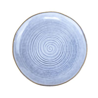 Cuisine Art Tia Stoneware Side Plate - 21cm, Blue (Set of 1)
