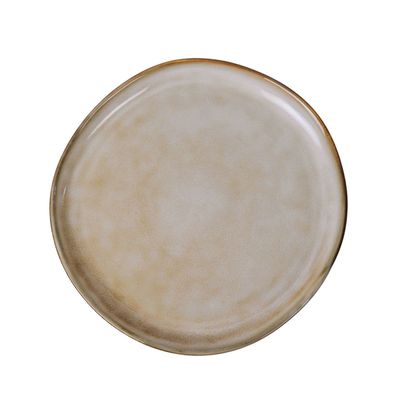 Cuisine Art Tia Stoneware Side Plate - 20cm, Brown (Set of 1)