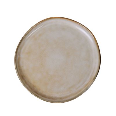 Cuisine Art Tia Stoneware Side Plate - 20cm, Brown (Set of 1)