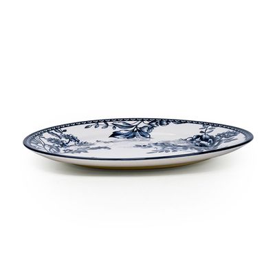 Claytan Rhapsody Collection 12-Inch Dark Blue Ceramic Chop Plate (Set of 1)