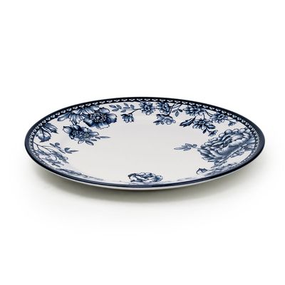 Claytan Rhapsody 10.5-Inch Dark Blue Ceramic Dinner Plate - Set of 1
