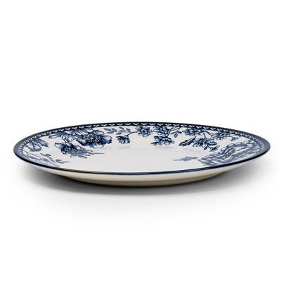 Claytan Rhapsody 10.5-Inch Dark Blue Ceramic Dinner Plate - Set of 1