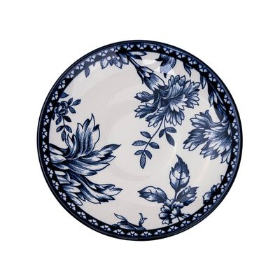 Claytan Rhapsody 240ml Dark Blue Ceramic Cup & Saucer Set (Set of 1)