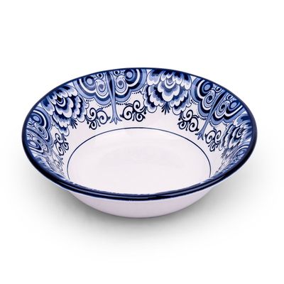 Claytan Lighthouse Blue 6-Inch Ceramic Cereal Bowl (Set of 1)