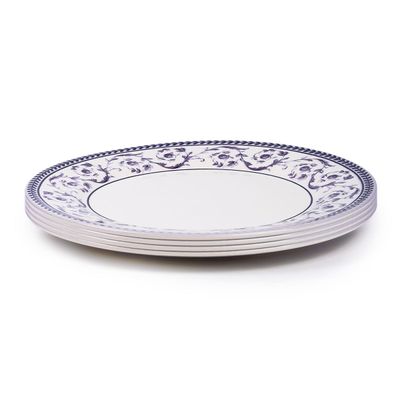 Claytan Callista Purple 8.2 inch Ceramic Salad Plate (Set Of 4)