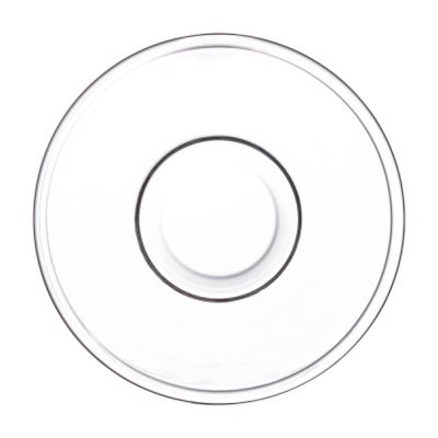 Doyalex Glass  Coffee Cup & Saucer Set - 80ml, 12-Pieces, Transparent
