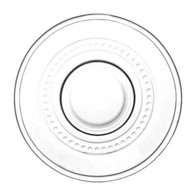 Doyalex Glass Coffee Cup & Saucer Set - 80ml, 12-Pieces, Transparent (CS-038A)