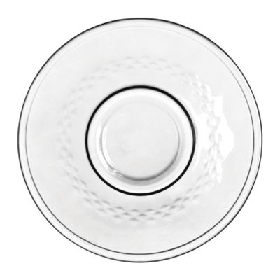Doyalex Glass Tea Cup & Saucer Set - 190ml, 12-Pieces, Transparent (CS-058B)