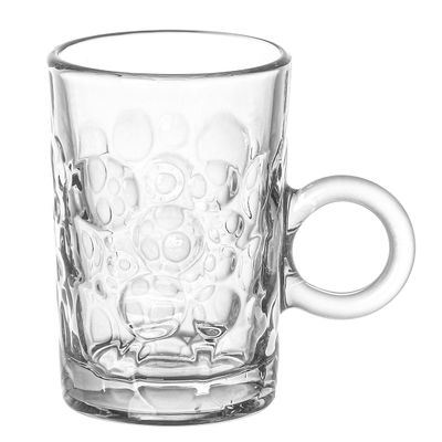 Doyalex Glass Istikan Tea Cup & Saucer Set - 120ml, 12 Pieces, Transparent (CS-158C)